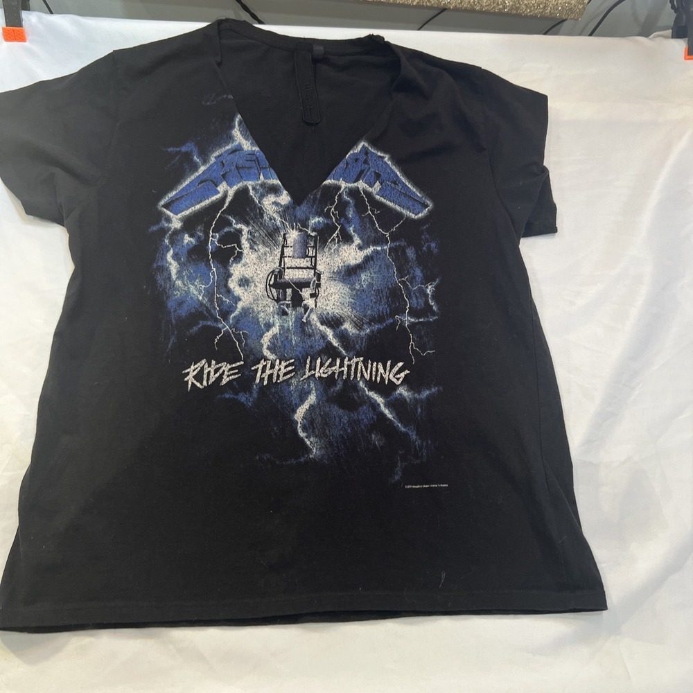 Authentic Metallica Ride Lightning EUROPEAN Tour 1984 T-Size 10 Mint Boutique503